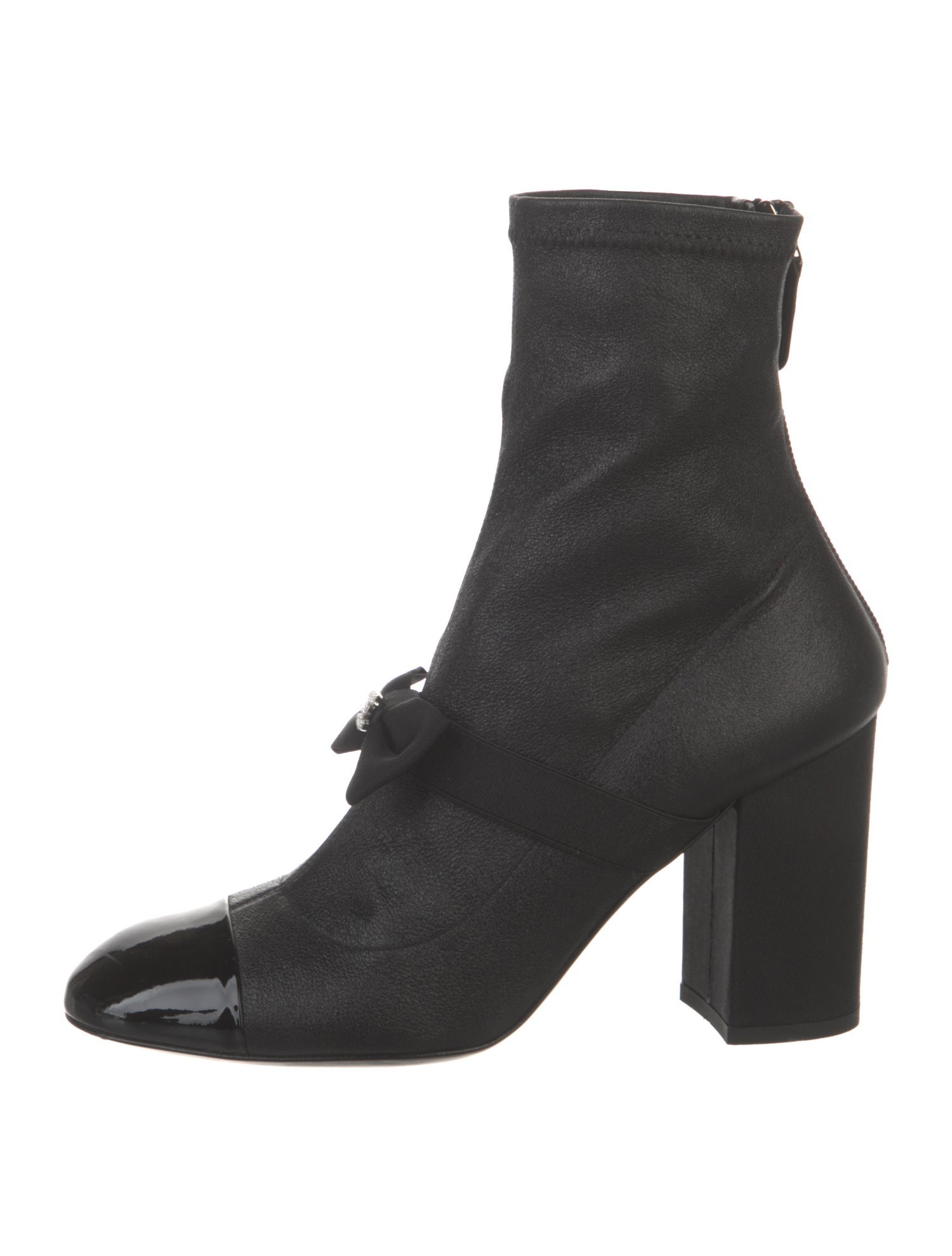 Chanel 2023 Interlocking CC Logo Sock Boots